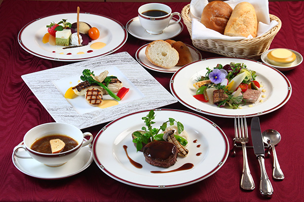 フランス料理コースメニュー